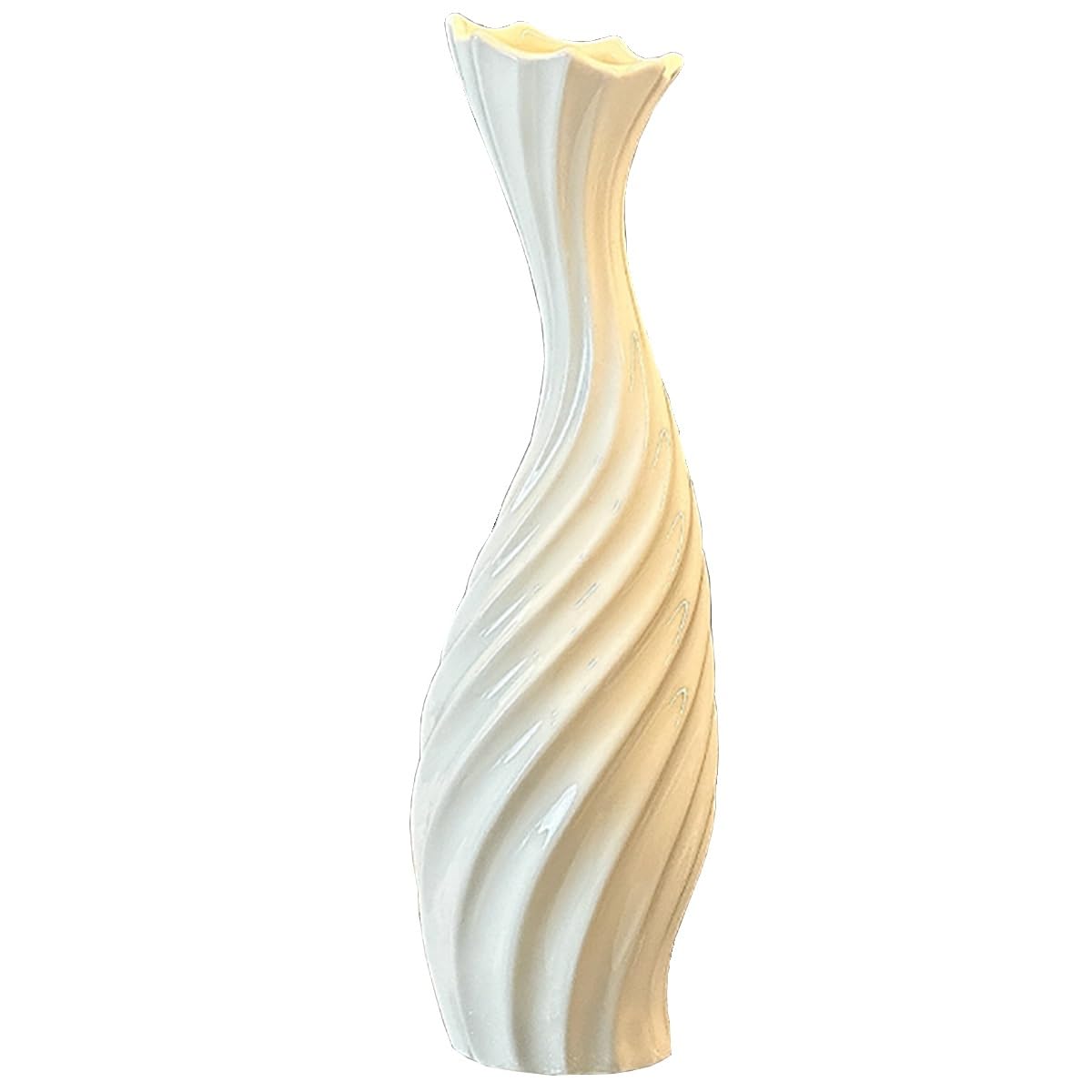 Ceramic vase， Small Modern Farmhouse Vase for Pampas Grass