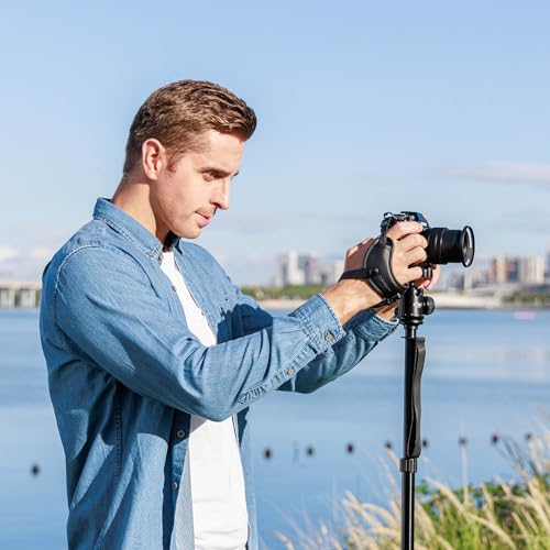 PROfezzion Deluxe Microfiber Camera Hand Strap, Secure Padded Camera Holder Wrist Strap for Canon Nikon Sony Fujifilm Olympus DSLR and Mirrorless, Must Have Photography Accessories for Photographers - Image 8