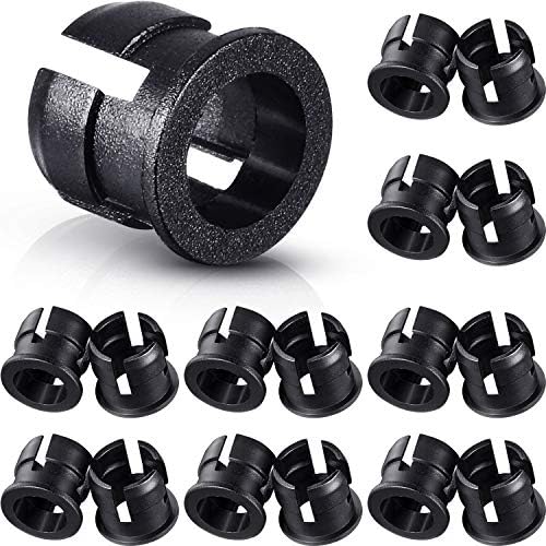 Mudder 200 Pieces 5mm LED Holder Black Plastic Light Diode Holder