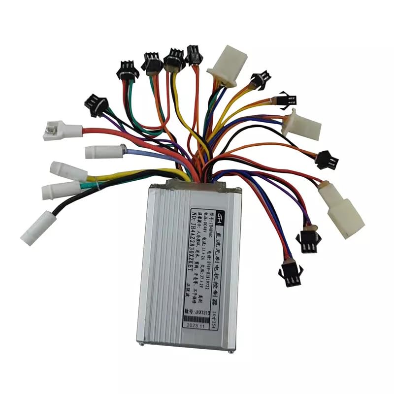 JH4AZ2830XZKET Electric Bicycle Brushless Motor Controller DC48V15A ebike Controller Aluminium Alloy Speed Motor Controller for Electric Bicycle, Scooter