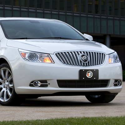 Au-Tomotive Gold, INC. Buick Logo Black Metal Auto License Plate