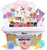 Ice Cream Slime Kit for Girls, with Butter Cloud & Foam - Creative Slime Making Toy, Fun Gift Idea Birthday Gifts & Toys for Girls