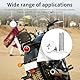 Kennzeichen Schrauben Kennzeichenschrauben - Nummernschild Schrauben für Kennzeichenhalter, Motorrad Kennzeichen, Edelstahl Schrauben Set mit Flansch für Motorrad, Moped, Roller (6 STK, M5X17mm)
