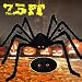 Begleri Halloween Decorations Outdoor 7.5 ft Giant Spider 90 in Largest & Furry Spider with Vivid Eyes Outdoor Decor Spider Props Yard,Party Indoor Outdoor