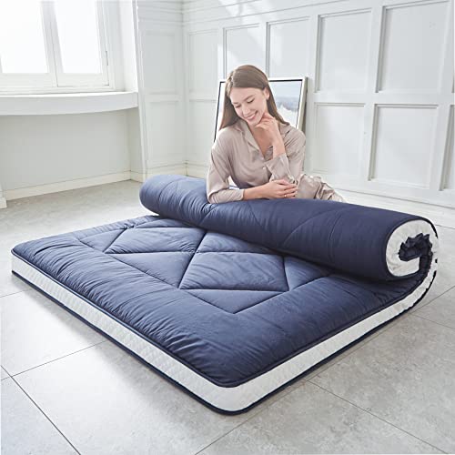 Heimorn Japanese Foldable & Portable Roll-up Camping Mattress, Blue Twin by Heimorn - Image 4