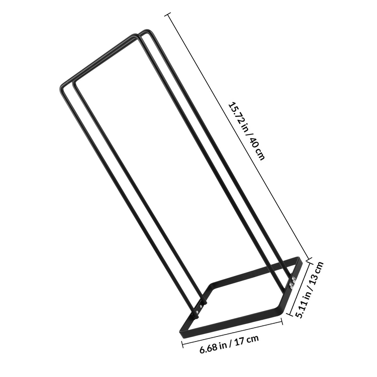 DOITOOL - Perchero de almacenamiento de hierro, 40 cm, soporte extraíble compacto para organizar perchas, para armarios y tiendas de ropa
