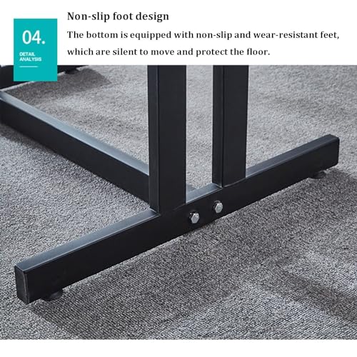 Portant à vêtements en métal noir pour aménager un dressing modulable dans la chambre - 7