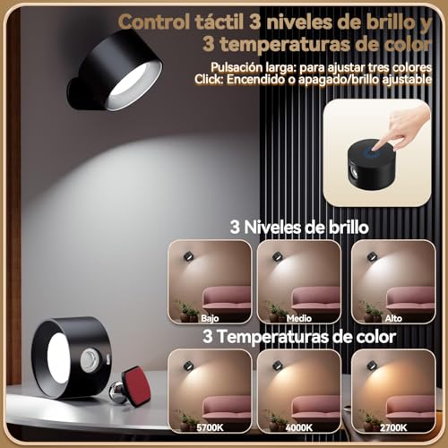 Encuentra reviews de Luz de lectura LED dormitorio que puedes comprar esta semana. 21 Imagen adicional