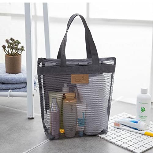 Chuikp Portable Shower Caddy ，3 Pcs Portable Shower Mesh Caddy Bag Dry Hanging Portable Shower Tote Bag ，Shower Caddy Suitable For Travel Swimming Sports Gym Camp Shopping College Dorms. #TOP4