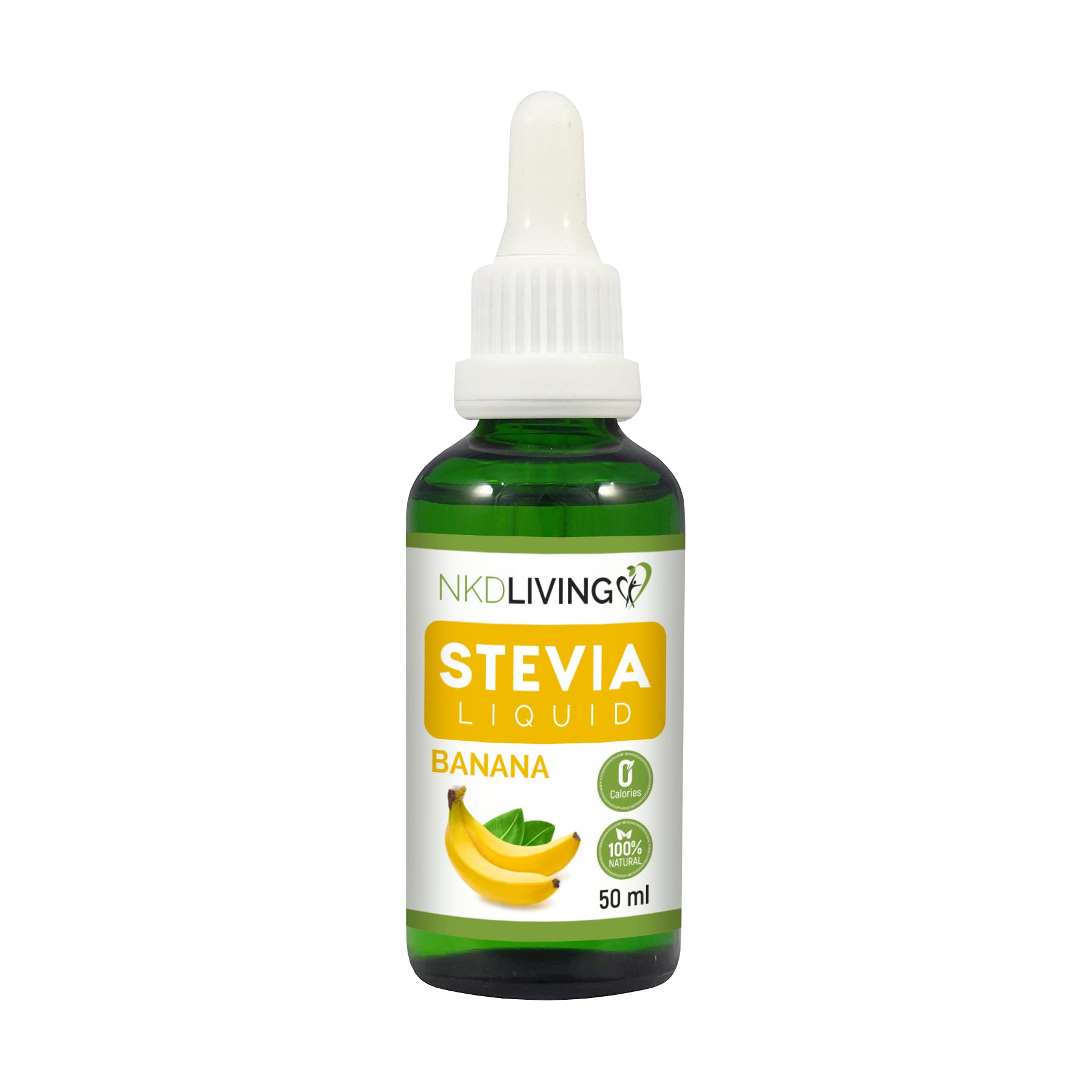 NKD Living Pure Stevia - Gocce liquide 50 ml (banana)