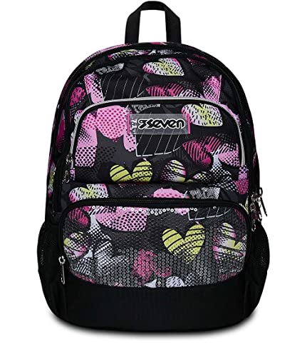 Sac à dos double compartiment Seven maxi capacité avec poche ordinateur et porte-gourde