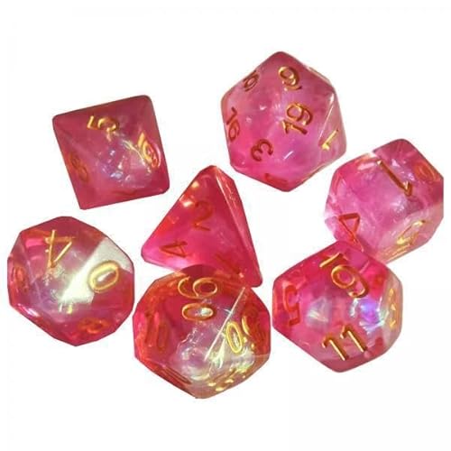 TTETTZ 5x Koolsoo Jeu de Dés Du MDN Fait à La Main Dés de Divertissement pour Jeux de Société RPG