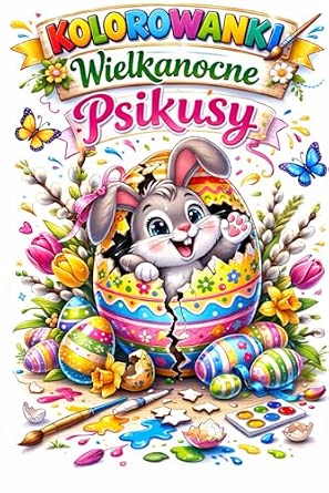 Kolorowanki wielkanocne psikusy