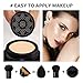 Mushroom Head Air Cushion CC Cream Foundation, 2PCS Full Coverage Concealer Foundation Face Makeup Set with Makeup Brush, Long-lasting Oil Control Moisturizing BB Cream, Even Skin Tone, Natural