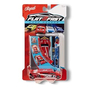Red 72 Card Racer | Load, Launch, Race – Pocket-Sized Racecar Toy Ages 5 and up (Sold Each)