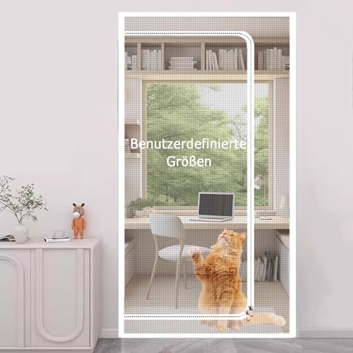 Katzenschutztür, Insektenschutz für Balkontür Wohnzimmer Terrassentür Küche, Katzenschutzgitter, Verhindern Katzen aus Laufen, Haustiere...