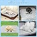 MH MYLUNE HOME Kühlmatte für Hunde Katze Thermochrome Hundekühlmatte Selbstkühlend rutschfest Wasserabsorbierend Tragbar Kühldecke für Hunde Hundedecke Kühlend Cooling Mat Dog- L 100 x 70 cm
