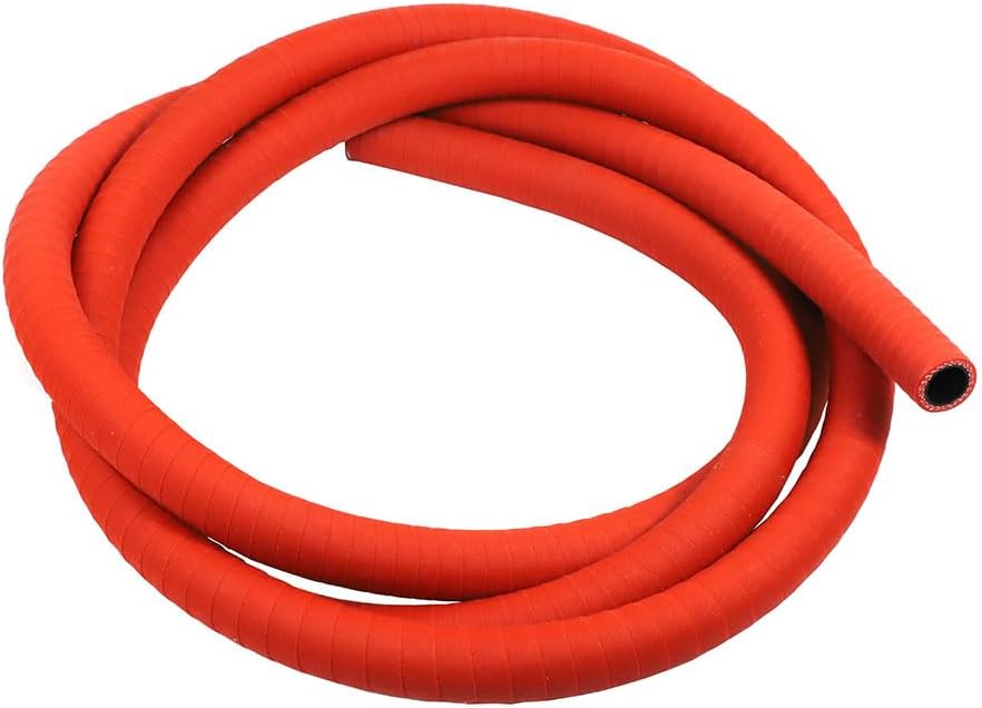 Universal TenKe 10FT High Performance 3-Ply Reinforced Radiator Coolant Hose 10mm 3/8" ID Silicone Hose Coupler Tube Matt Surface Matt Surface (10mm ID Black)