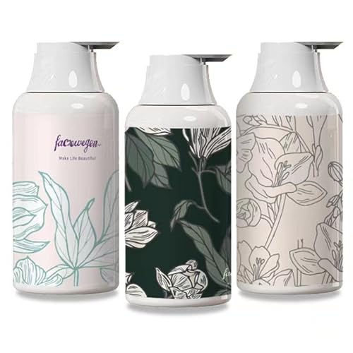 Shampoo-Flaschen, 3 Stück 500 ml Pumppresse Duschbehälter mit Etiketten und Trichter, leer, nachfüllbarer Shampoo, Körperseife, Conditioner, Duschgel, Kunststoff, Badezimmerpresse, Lotionspender Cover