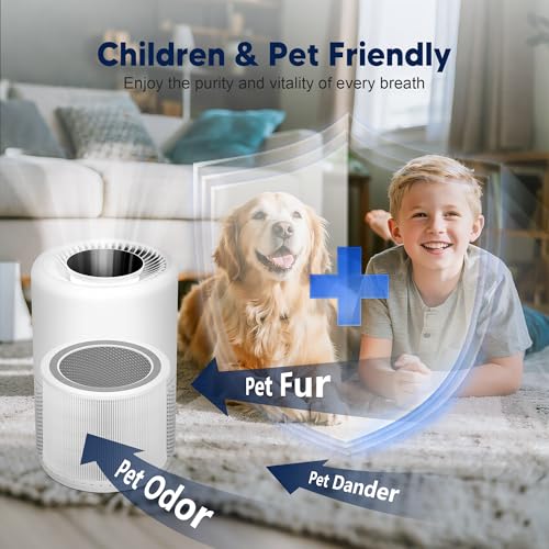 Image of Core 200S Replacement Filter compatible with LEVOIT Core 200S and Core 200S-P Smart WiFi Air Purifier, 3-in-1 High-Efficiency Filter, Core 200S-RF, White, 4 Pack, For Home Office Livingroom Bedroom