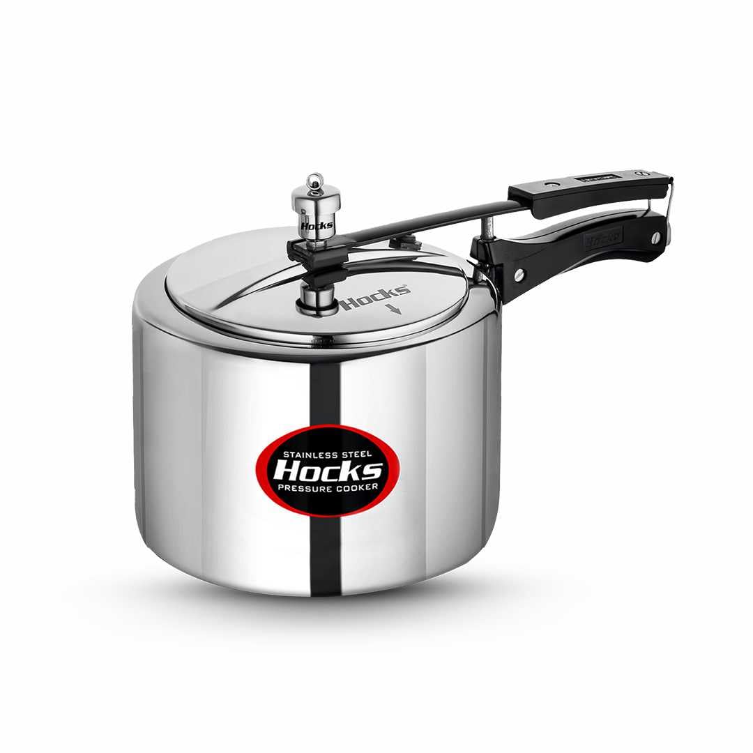 Buy Hocks Classic Aluminium Pressure Cooker, Induction and Gas Compatible, Inner Lid Design