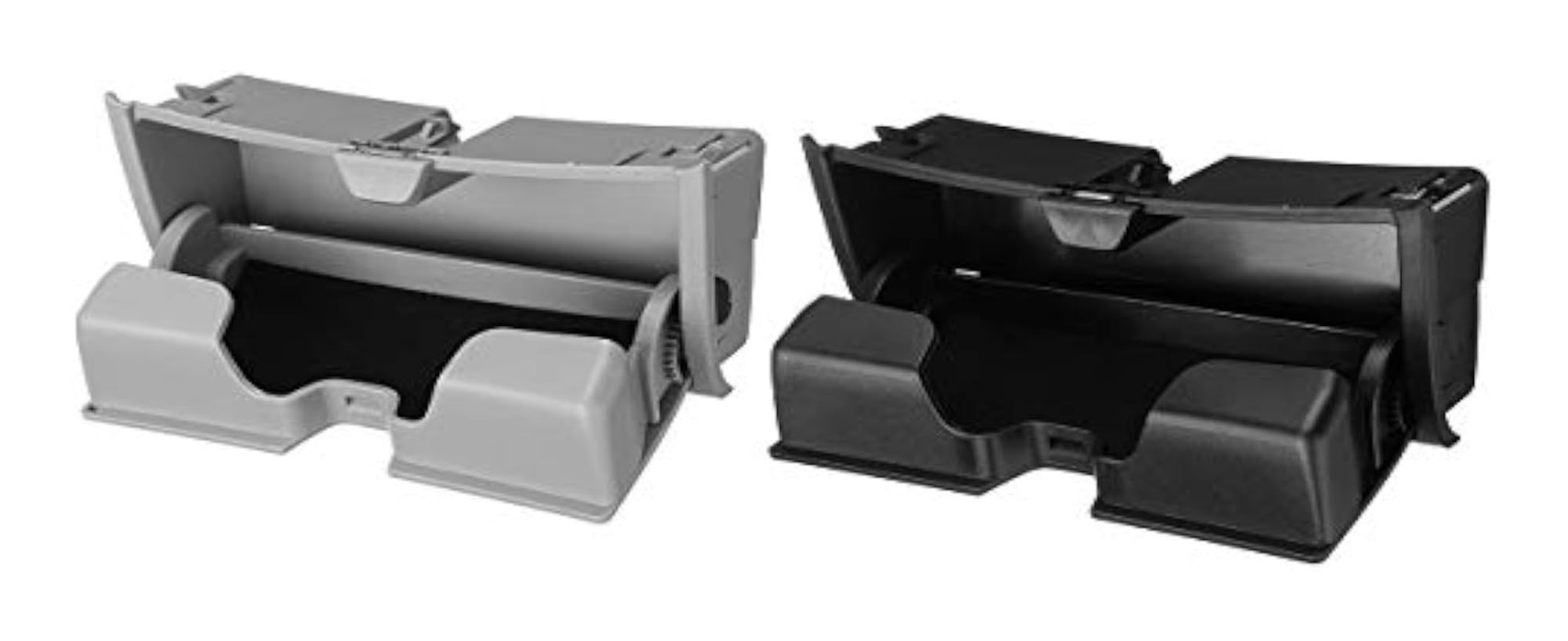 Brillenhalter Auto Visier FÜR X5 FÜR X6 FÜR F15 FÜR F16 2013-2018 ABS Grau Schwarz Brillenetui Aufbewahrungsbox Sonnenbrillenhalter Sonnenbrillenhalter(2)