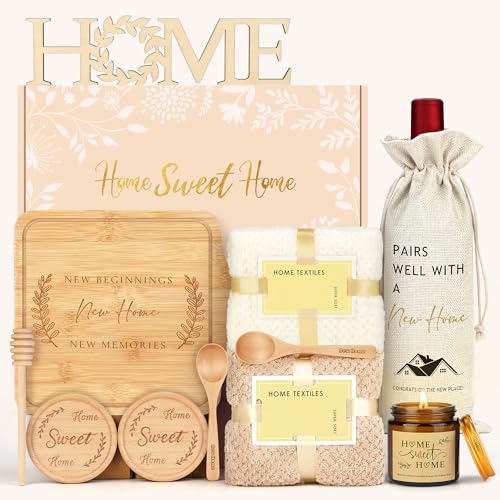 House Warming Gifts New Home Ideas Housewarming Gifts New Home Gift Basket Closing Gifts for Home Buyers Welcome Home Gifts for House Warming Gifts New Home Women Couple Home Sweet Home