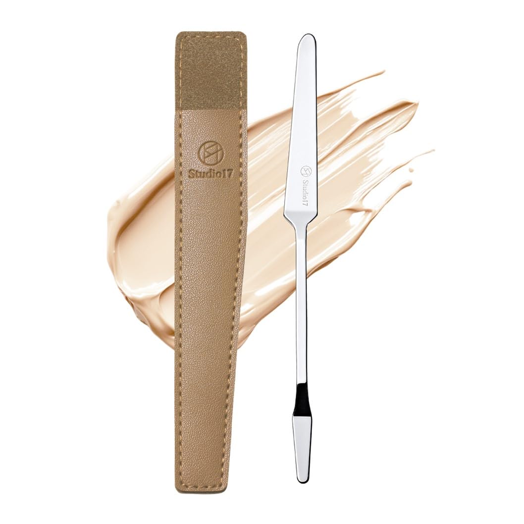 STUDIO17 Foundation Spatula Made of Stainless Steel - makeup palettes | Mubboo