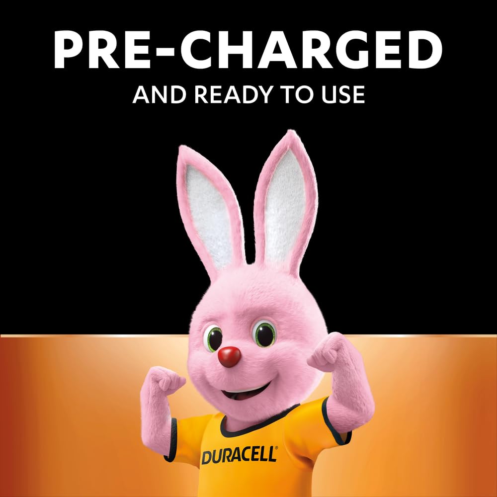 4X Duracell AAA Ricaricabili 900 mAh (1 Blister Da 4 Batterie) 4 Pile Ministilo Ricaricabili (HR03/DX2400)