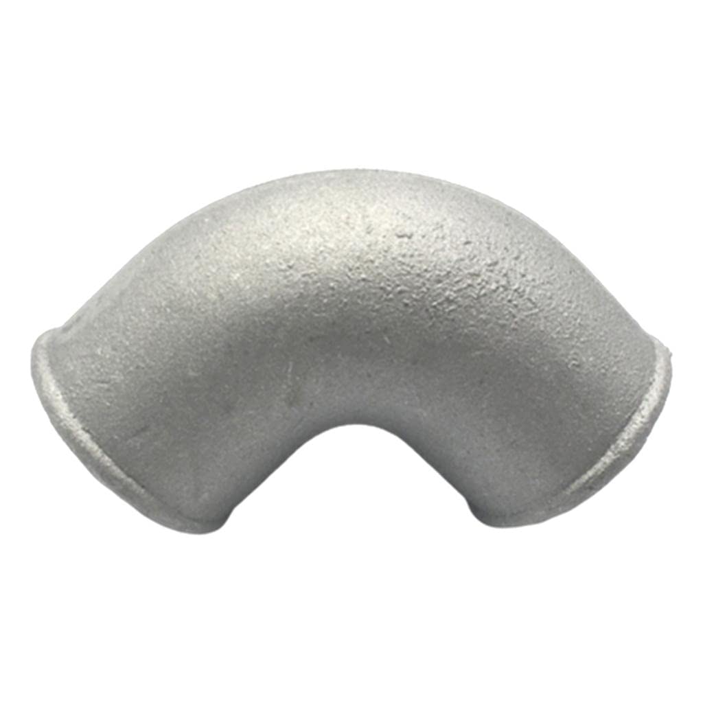 Tuyau coudé en fonte d'aluminium 2" 51 mm 90