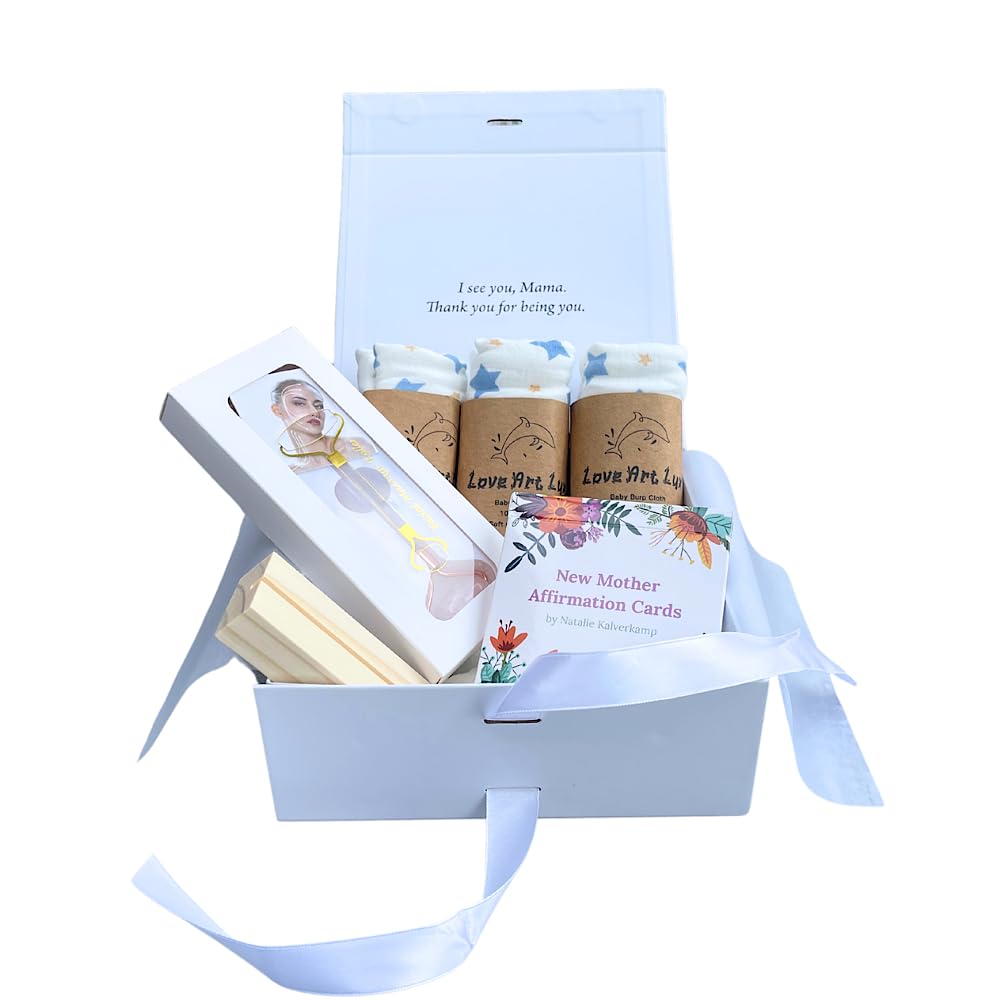 New Mom Gift Box - New Mom Gift, New Mom and Baby Gifts, New Mom Gifts for Women After Birth, Mothers Day Gifts for New Mom, Postpartum Gift