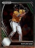 2021 Panini Prizm Draft Picks Baseball PDP47 Daylen Lile High School Official NCAA Licensed Trading Card in Near Mint to Mint Condition