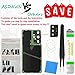 ASDAWN Galaxy S21 Ultra Back Cover Glass Replacement with Pre-Installed Camera Lens+Installation Manual+All The Adhesive+Tools for Samsung Galaxy S21 Ultra 5G SM-G998 All Carriers (Phantom Black)