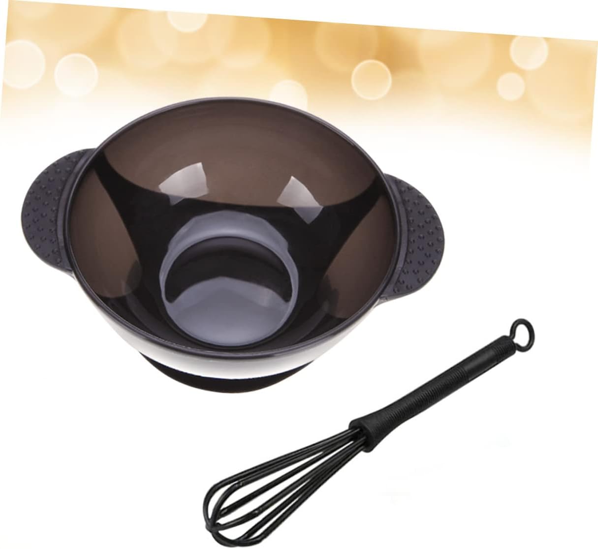 Hair Dye Bowls ，Hair Mixing Bowl ，1set Dyeing Agitator Set Cup for Easy Coloring Black Tinting and Stirrer