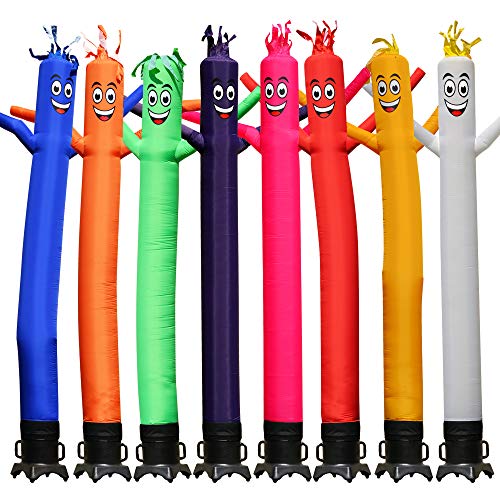 Sky Dancers Inflatable Tube Man Set - 10 Feet Tall Wacky Inflatable Tube Guy with 1/2 HP Blower - Pink by Sky Dancers - Used condition - US$132.55