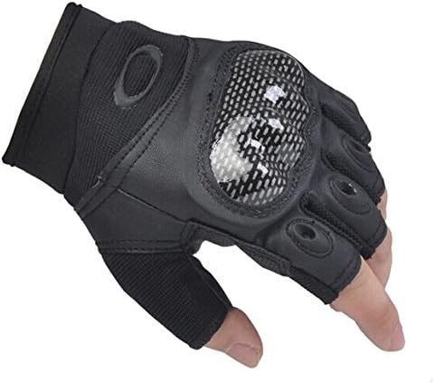 Gopromate 1 Pair Outdoor Sports Military Half-finger Fingerless Tactical Airsoft Hunting Riding Cycling Gloves