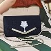 Zqkimzi Pochette de soirée pour femme, sac à main élégant de mariage, fermeture magnétique, sangle de chaîne amovible, pochette de rangement élégante pour fête, rendez-vous formel, 24 x 13 x 5 cm #3
