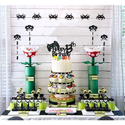 Buy Video Game Cake Topper For 13 Year Old Gamer Birthday Decorations Glittery Happy 13th Birthday Video Game Cake Topper For 13th Birthday Party Cake Decorations Online In Indonesia B08cxqlryt