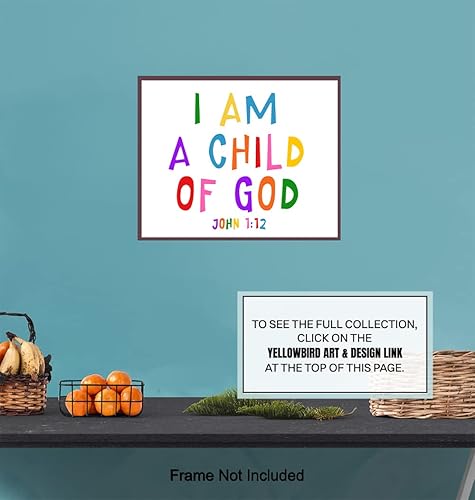 Miniatura 7 de Decoración de pared con versículo bíblico de las Escrituras, arte de pared cristiano para habitación de niños, dormitorio de niñas, estudio bíblico