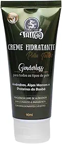 Hidratante para pele tatuada 90ml Vegan Produto unissex para todos os gêneros.