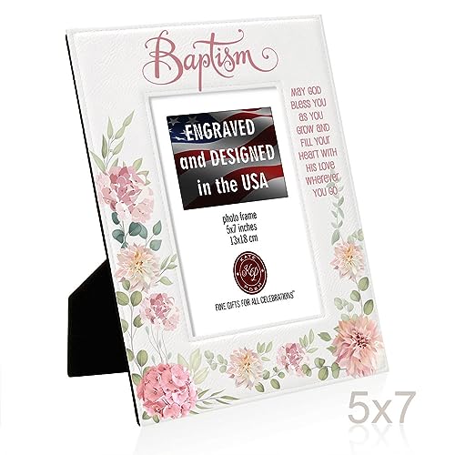 Kate Posh Baptism Picture Frame For Girl thumb #4