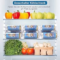 HNNJCK Kühlschrank Organizer Dosen 550ml Dosenspender Getränke Organizer – Ansicht 6