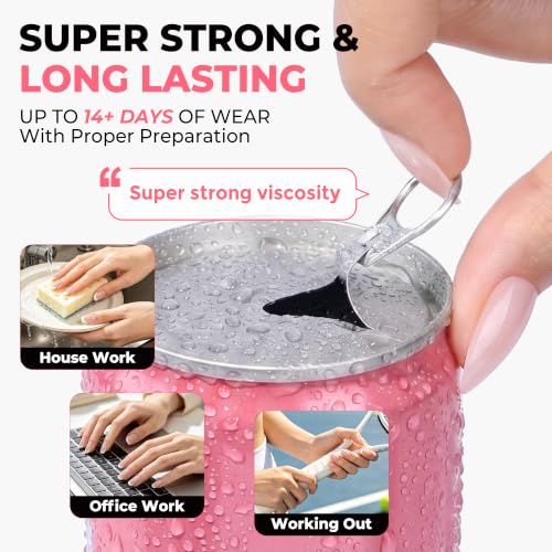 Image of UNA GELLA 10ml Strong Nail Glue Gel for Press On Nails Air Dry Brush On
