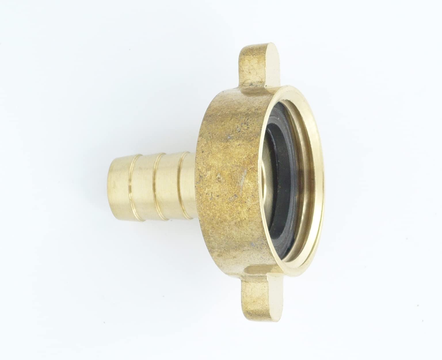 Brass Tap Connectors. Hose Tail to BSP Female Thread. (13 mm x 1" BSPF)