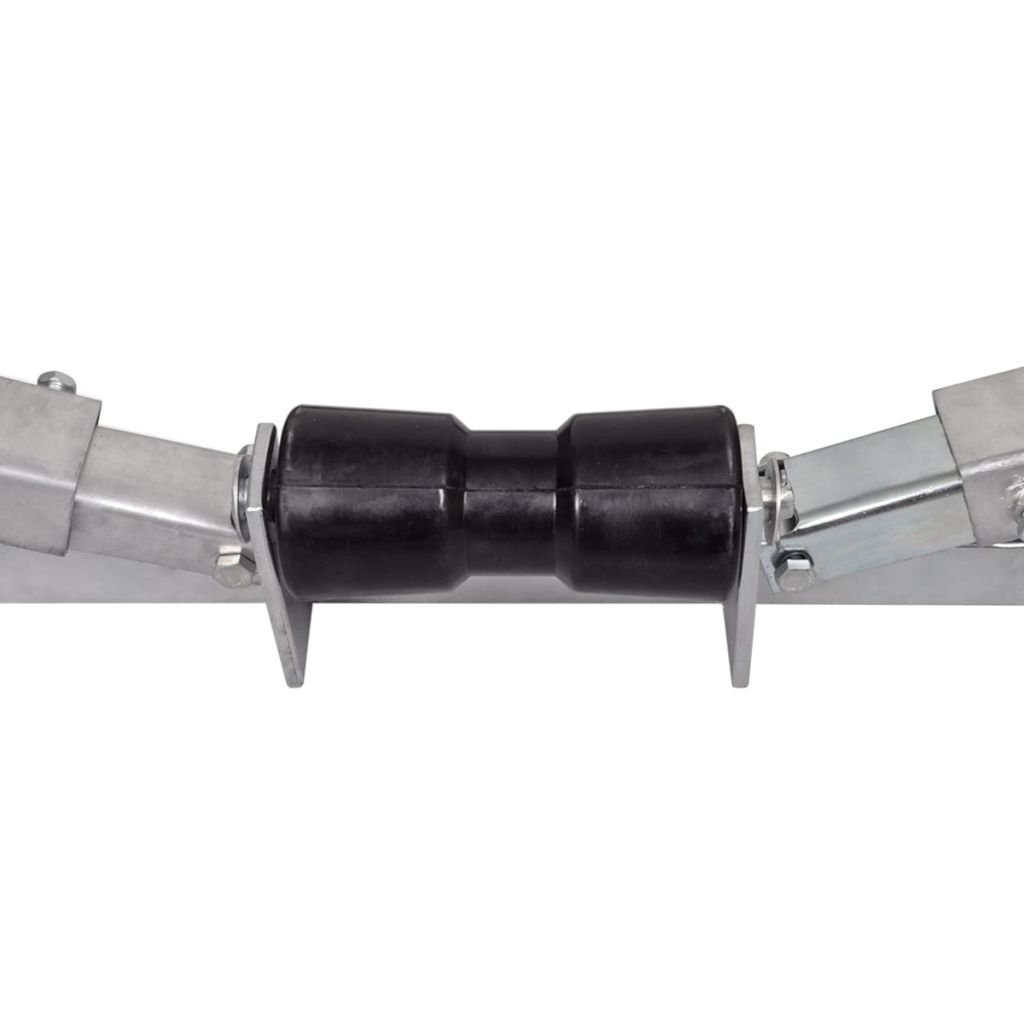 yorten Soporte Inferior Centralizador Boots Accesorios con Kielrollen Acero para Bootsanhänger Capacidad 800 kg para remolques con la Anchura de 80-124 cm