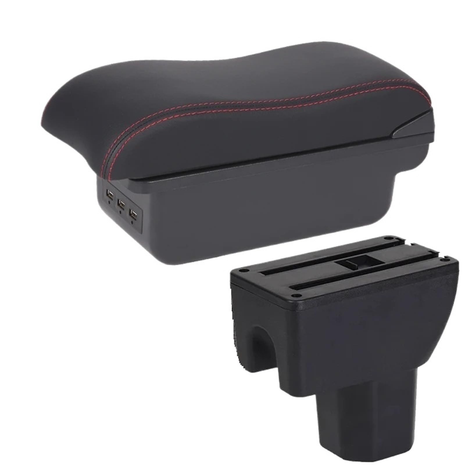 JMOLXURI Car Armrest Box For SUZUKI For Splash Armrest Box Center Console