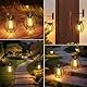 2 Stück Solarlaterne für Außen Hängend/Stehend, IP65 Wasserdicht Metall Retro LED Solar Laterne, Solarlampen Garten, Solarleuchten für Draußen Gartendeko, Balkon, Terrasse, Rasen, Hof, Warmweiß