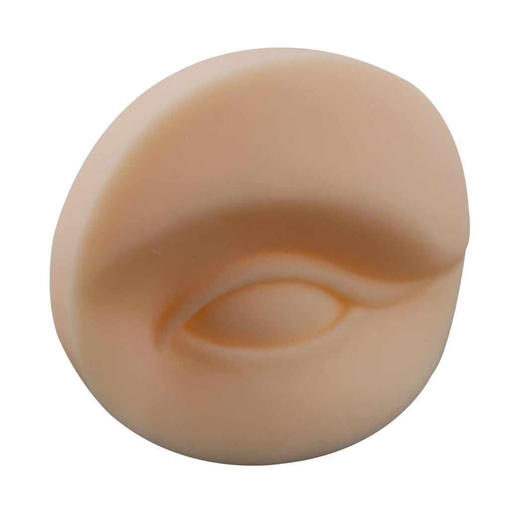 Chuse 5sets/lot 3D Permanent Makeup Tattoo Practice Skin Replacement Parts 2 Eyes + 1 Lips for Training Mannequin Head
