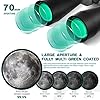 ESSLNB Prismatico Astronomico 13-39X70 Binoculares de Largo Alcance con Adaptador de Teléfono Adaptador de Trípode y Bolso para Terrestre Visita Caza Turismo #2