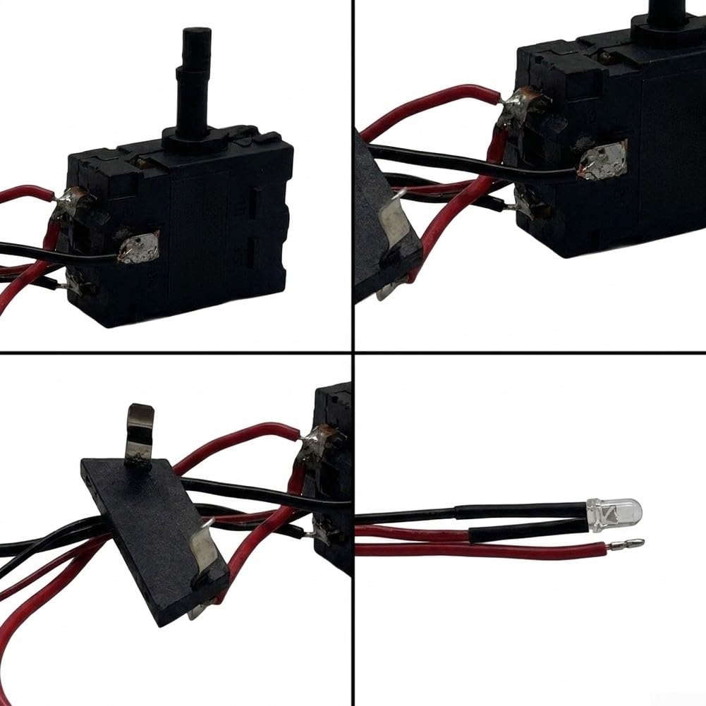 Interruptor Angulo para Llave Trinquete 12V Interruptor Angulo